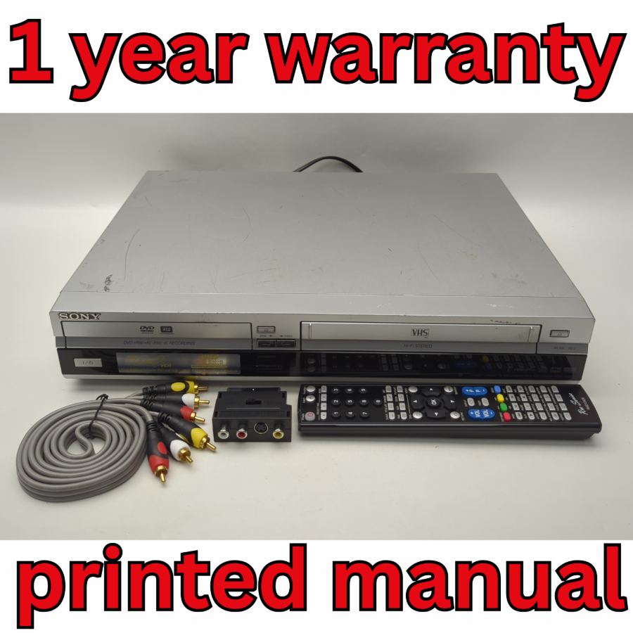 Sony RDR-VX420 Dolby Digital DVD / Video Player Recorder Silver COPY VHS TO DVD