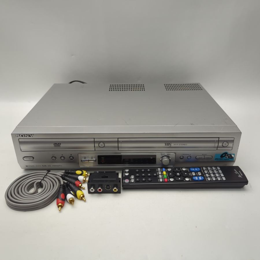 Sony DVD Player / Video Cassette Recorder SLV-D950 Cables & Remote Warranty – image 2