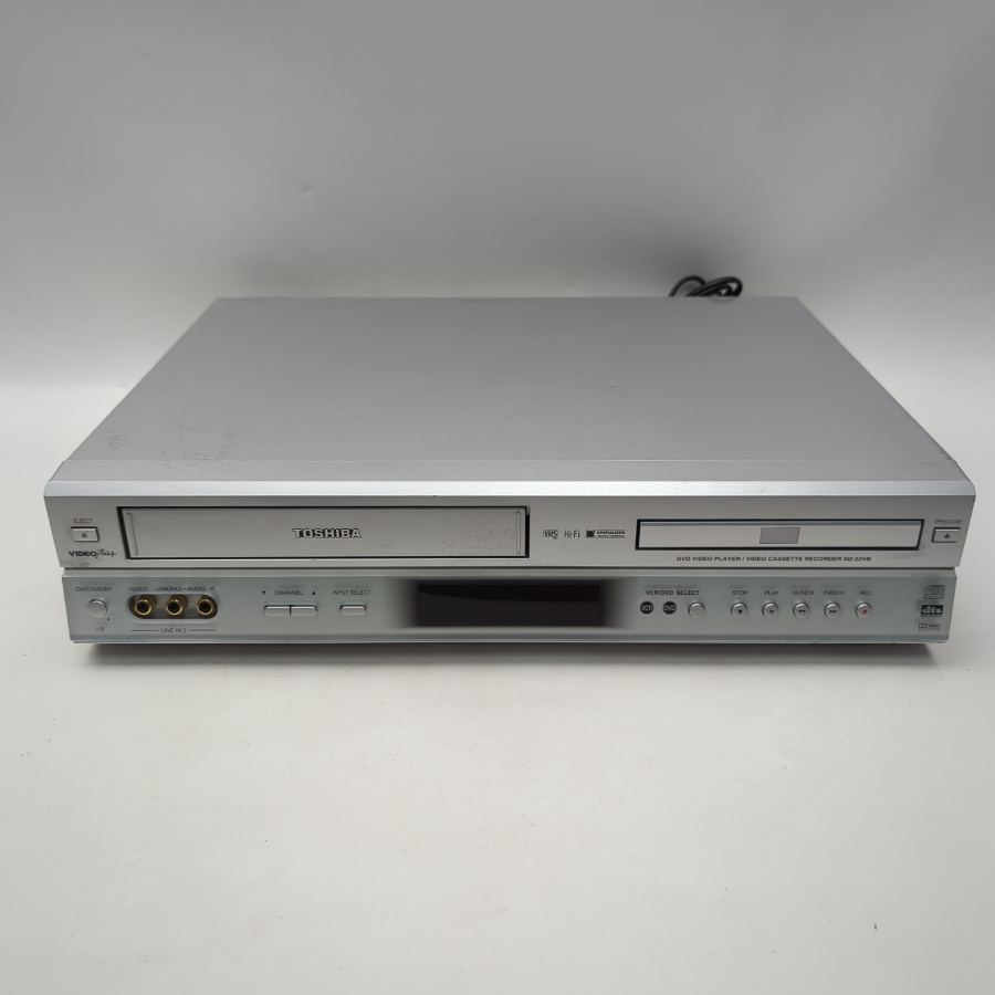 Toshiba SD-22VB DVD VHS Player Video Cassette Recorder Combo Silver remote – image 3
