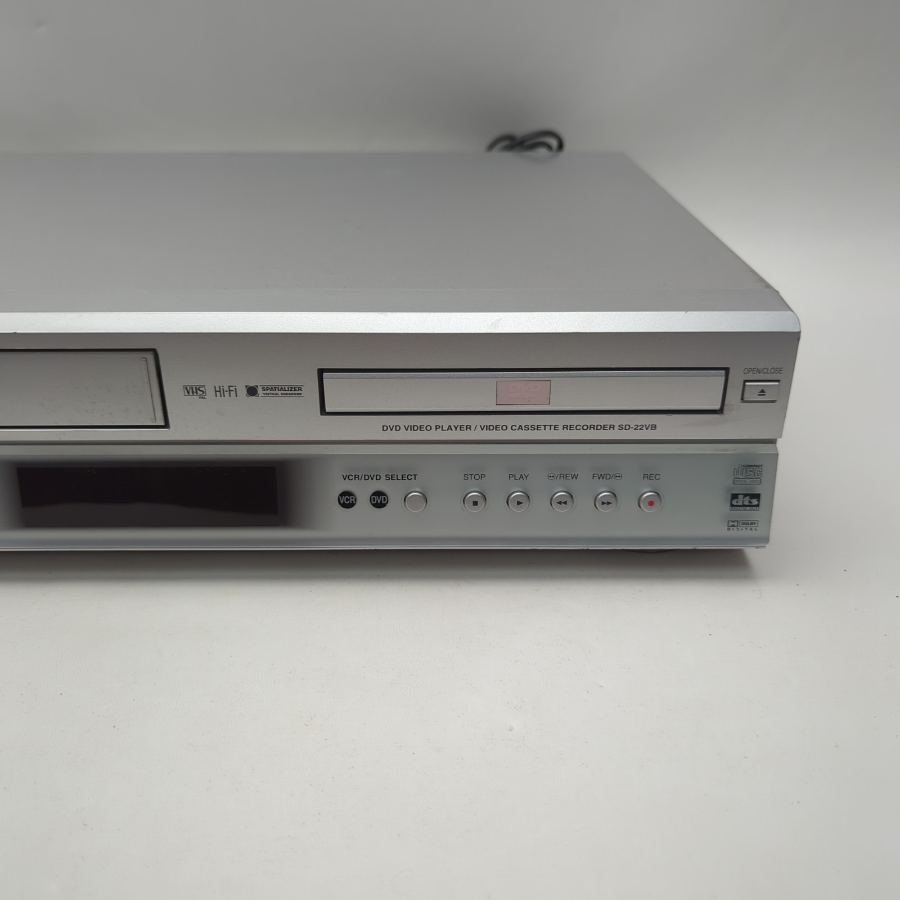 Toshiba SD-22VB DVD VHS Player Video Cassette Recorder Combo Silver remote – image 4
