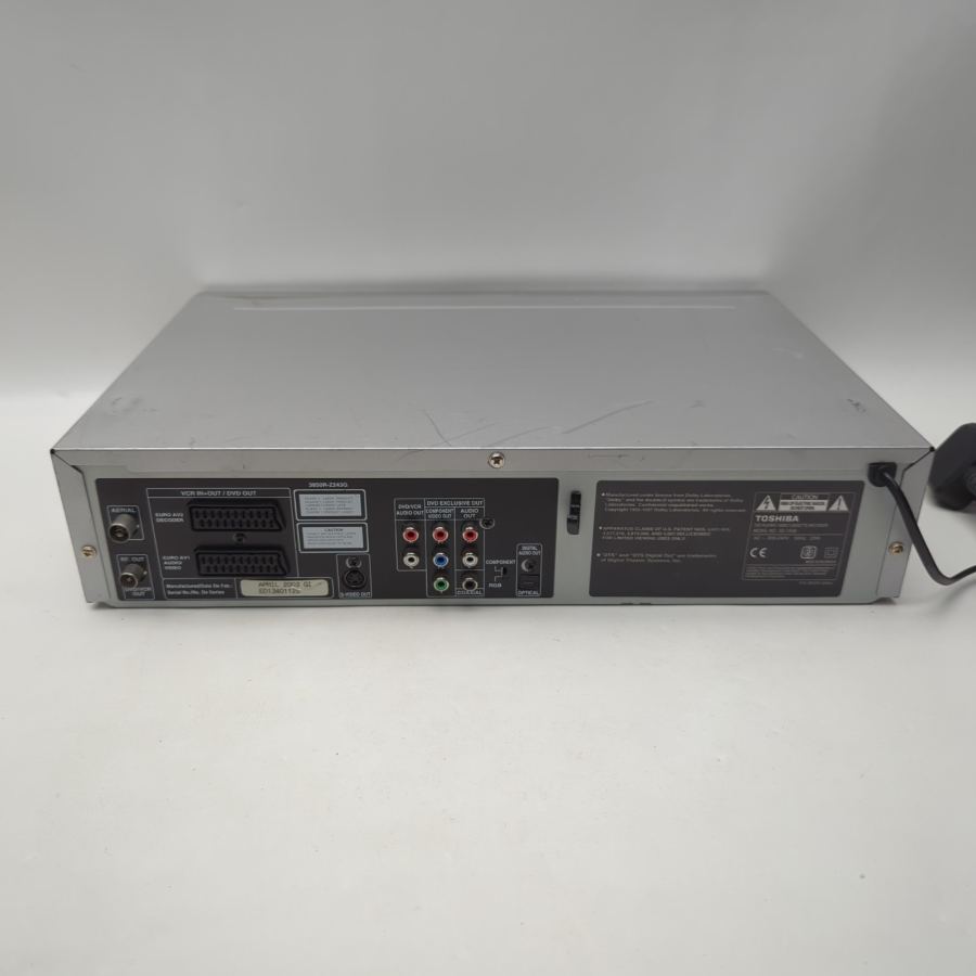 Toshiba SD-33VB DVD Player Video Cassette Recorder Silver Hi-Fi Stereo VHS – image 8