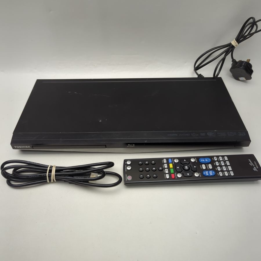 Representative photograph of the same model: Toshiba BDX5300KB Blu-Ray DVD Disc Player Black Tested Remote Control HDMI – image 2