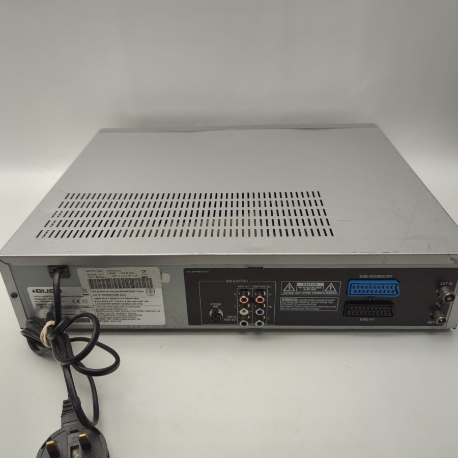 Representative photograph of the same model: Bush DVRHS02 6 Head VCR DVD Player Combo Recorder Remote COPY VHS TO DVD – image 7