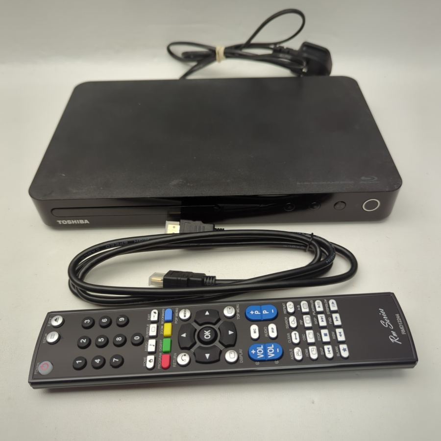 Toshiba BDX-2400KB Compact Blu-ray Disc DVD Player Black + Remote Fast Dispatch – image 2