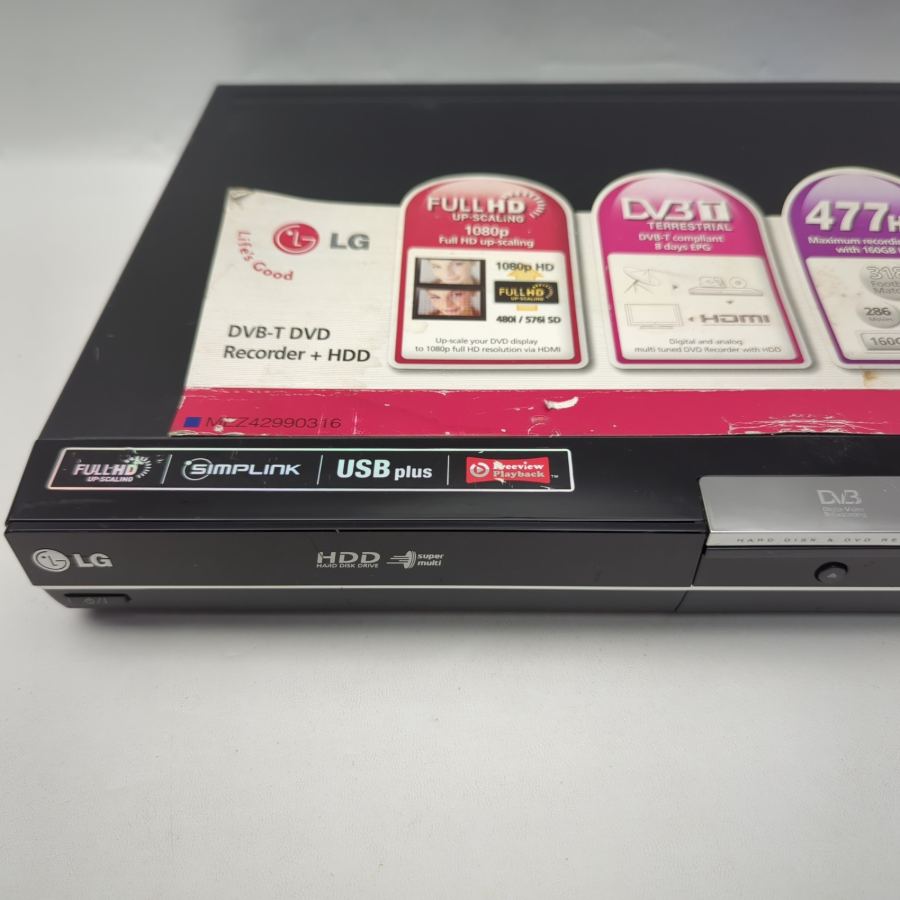 Representative photograph of the same model: LG RHT397H DVD HDD Recorder 160GB Freeview Digital PVR Free HDMI Remote – image 4