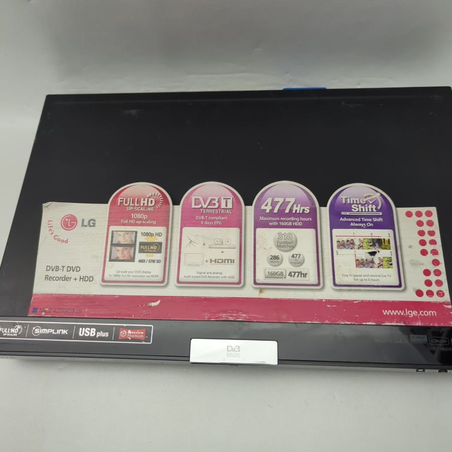 Representative photograph of the same model: LG RHT397H DVD HDD Recorder 160GB Freeview Digital PVR Free HDMI Remote – image 6
