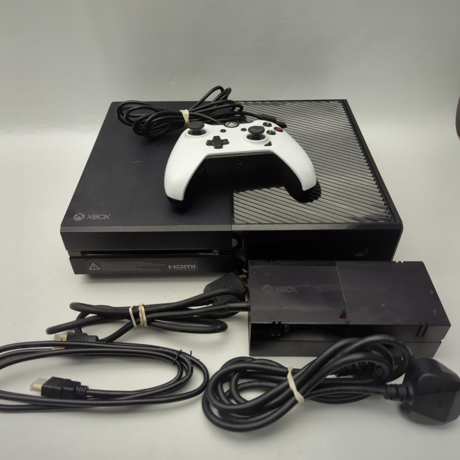 Microsoft Xbox One - 500GB - Black Gaming Console - Good Wired Controller – image 2