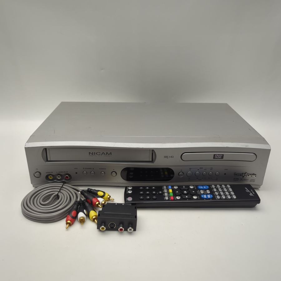 Broksonic DVCR-810 UK Series A VHS VCR Video DVD Combo Player TESTED remote – image 2