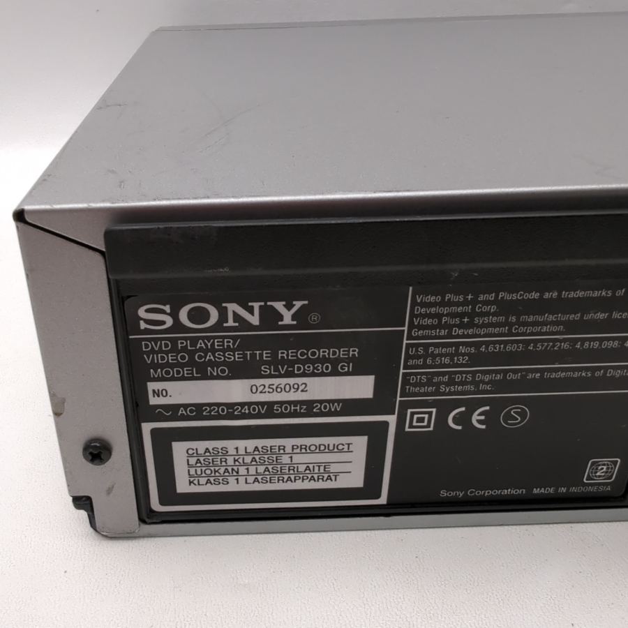 Sony SLV-D930 GI DVD Player VHS Video Cassette Recorder Combo + Remote TESTED – image 9