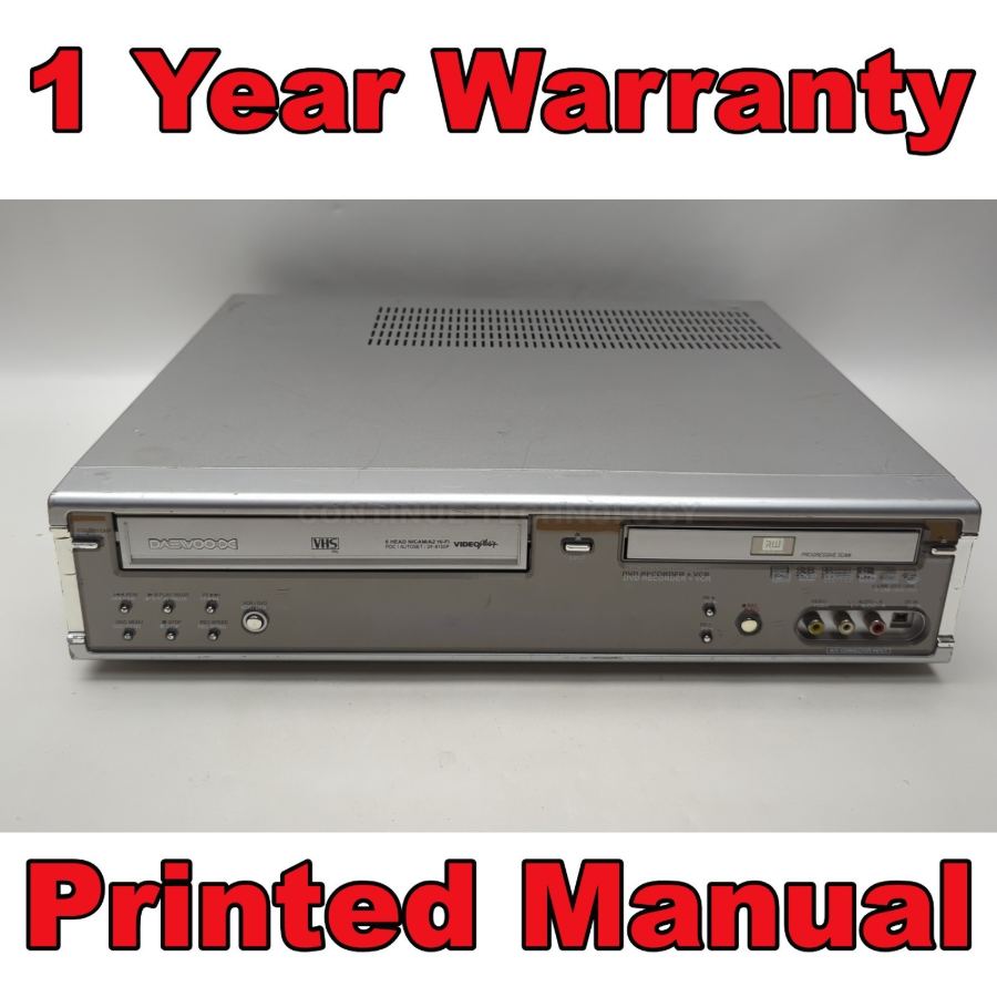 Daewoo DF-8150P DVD VCR VHS Recorder Combo COPY VHS TO DVD 1 YEAR WARRANTY – image 2