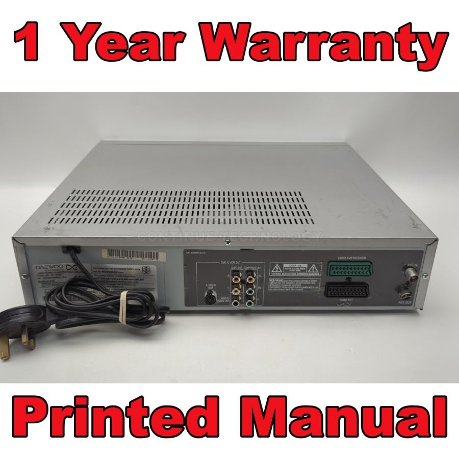Daewoo DF-8150P DVD VCR VHS Recorder Combo COPY VHS TO DVD 1 YEAR WARRANTY – image 7