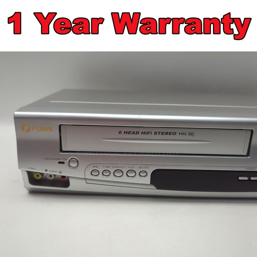VHS Player DVD Combo Funai DBVR-6730 DVD VCR Video Combi Remote Warranty – image 3
