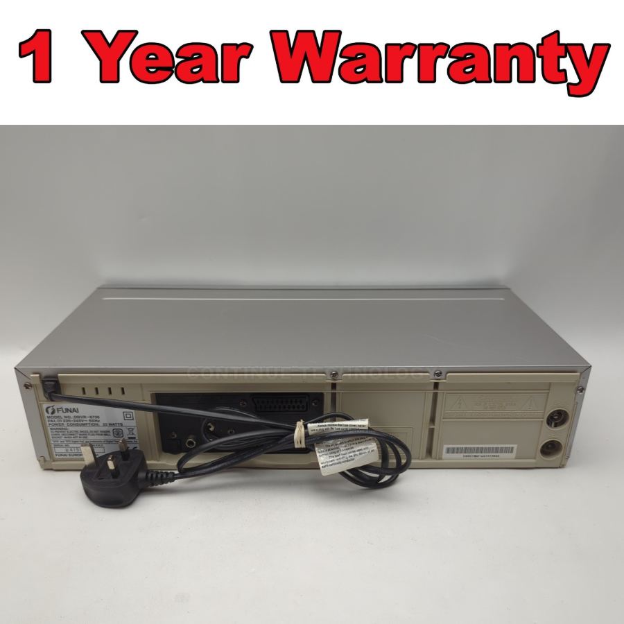 VHS Player DVD Combo Funai DBVR-6730 DVD VCR Video Combi Remote Warranty – image 7