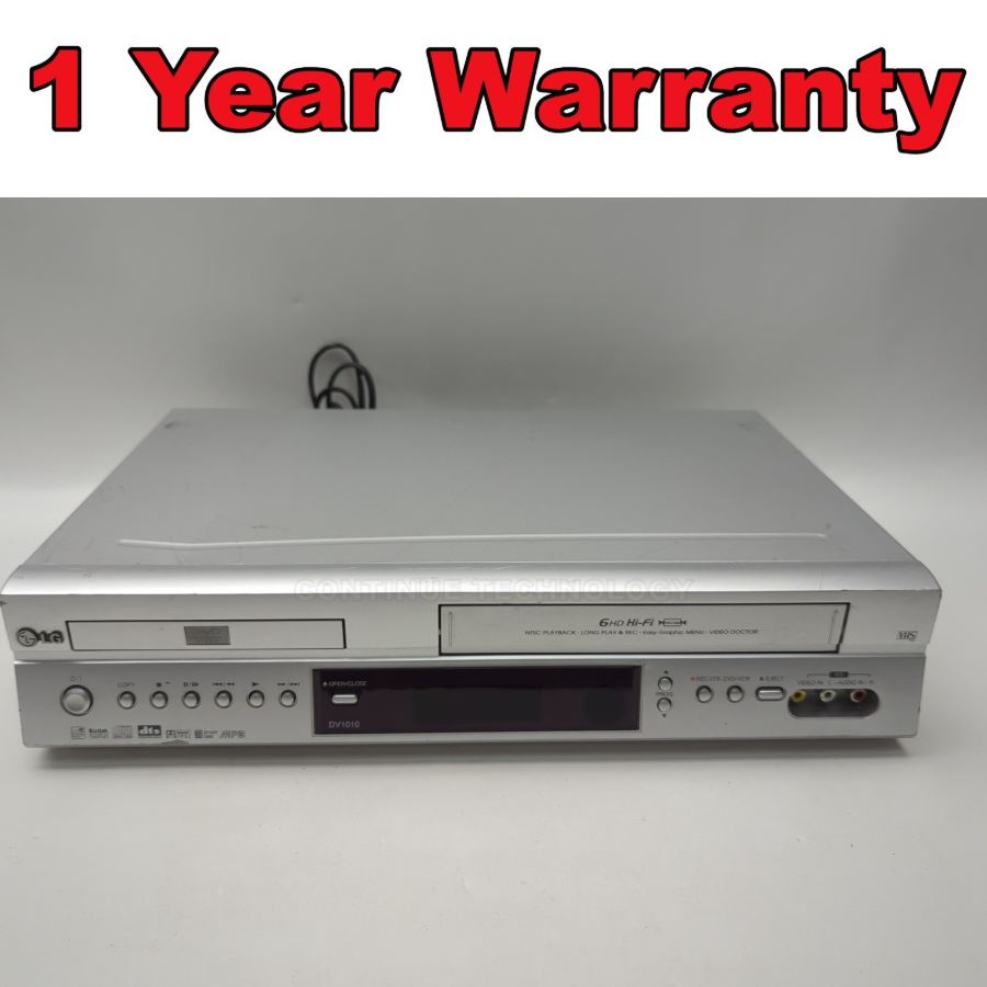 LG DV1010 DVD Player / Video VHS Combo Cassette Recorder Remote TESTED – image 2