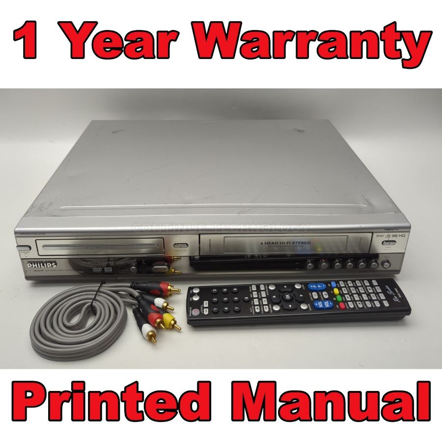 Philips DVDR630VR VCR VHS DVD Combo copy vhs t0 dvd  Recorder EXT in Sky Rec