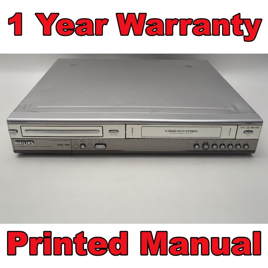 Philips DVDR630VR VCR VHS DVD Combo copy vhs t0 dvd Recorder EXT in Sky Rec – image 2