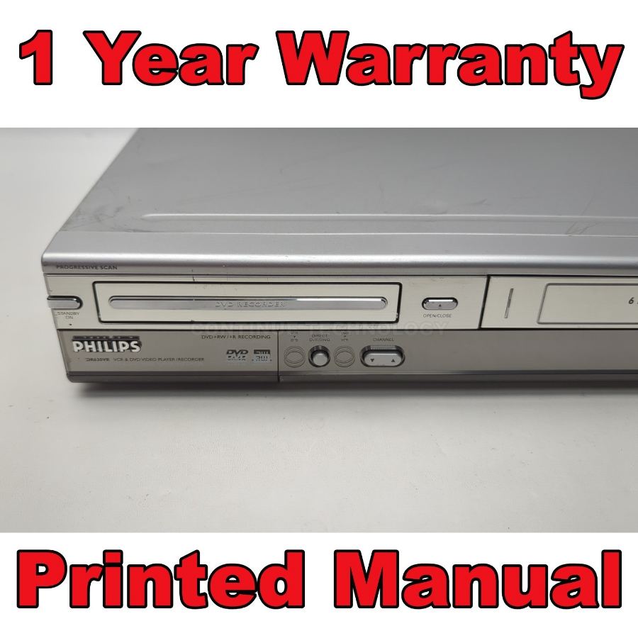 Philips DVDR630VR VCR VHS DVD Combo copy vhs t0 dvd Recorder EXT in Sky Rec – image 3