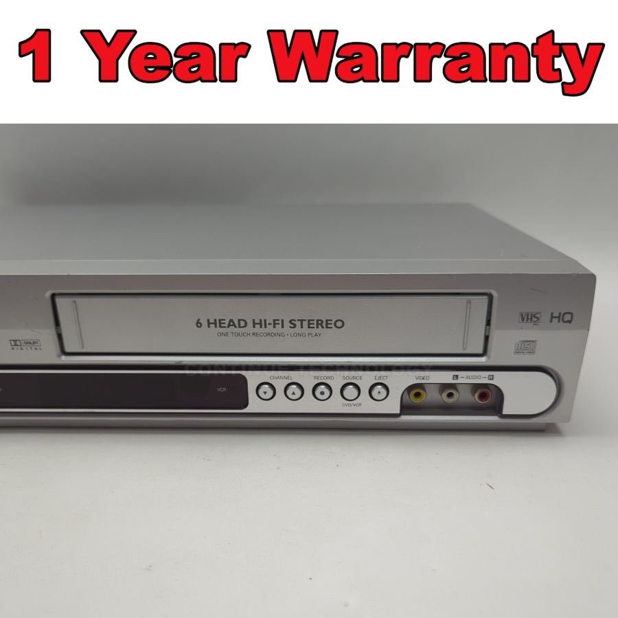 Pye PDV560VR DVD Player and VCR VHS Recorder Combo with Remote Control Working – image 4