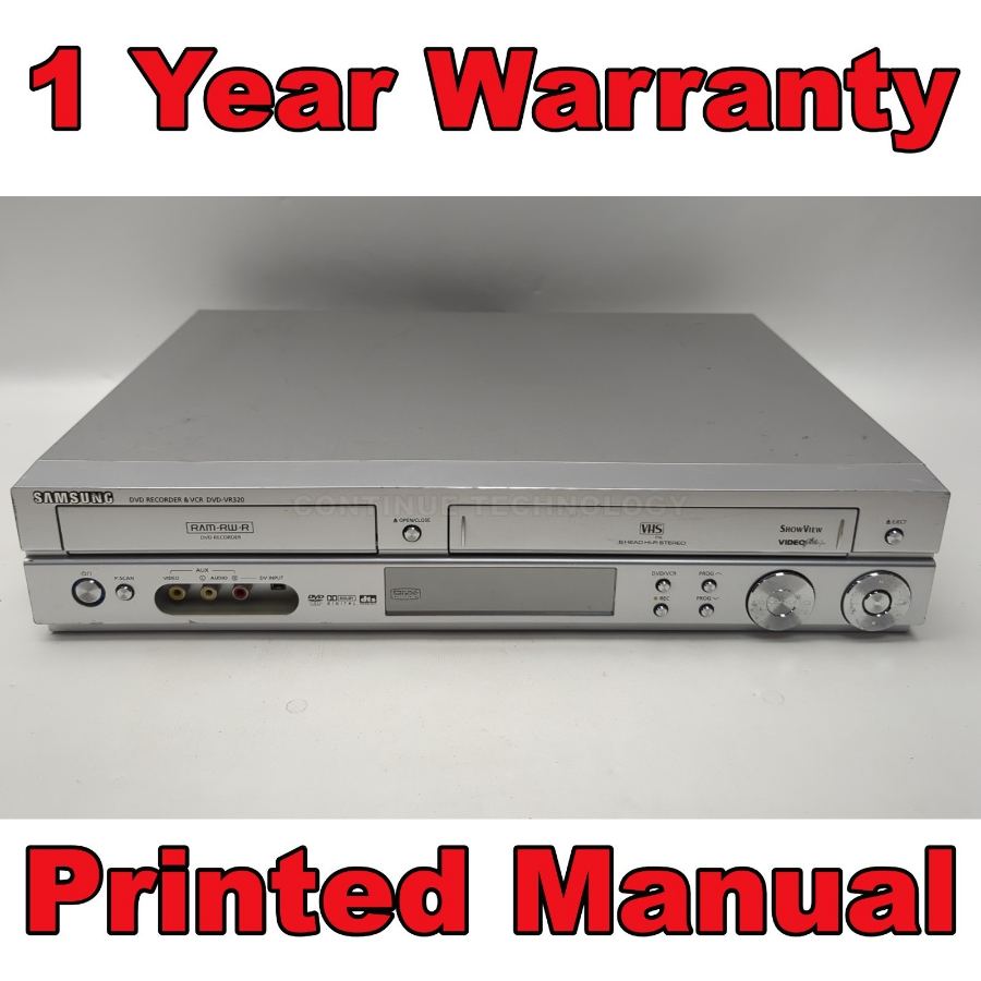 Samsung DVD‑VR320 DVD Recorder VCR Combo copy VHS to DVD Dubbing Fully Working – image 2