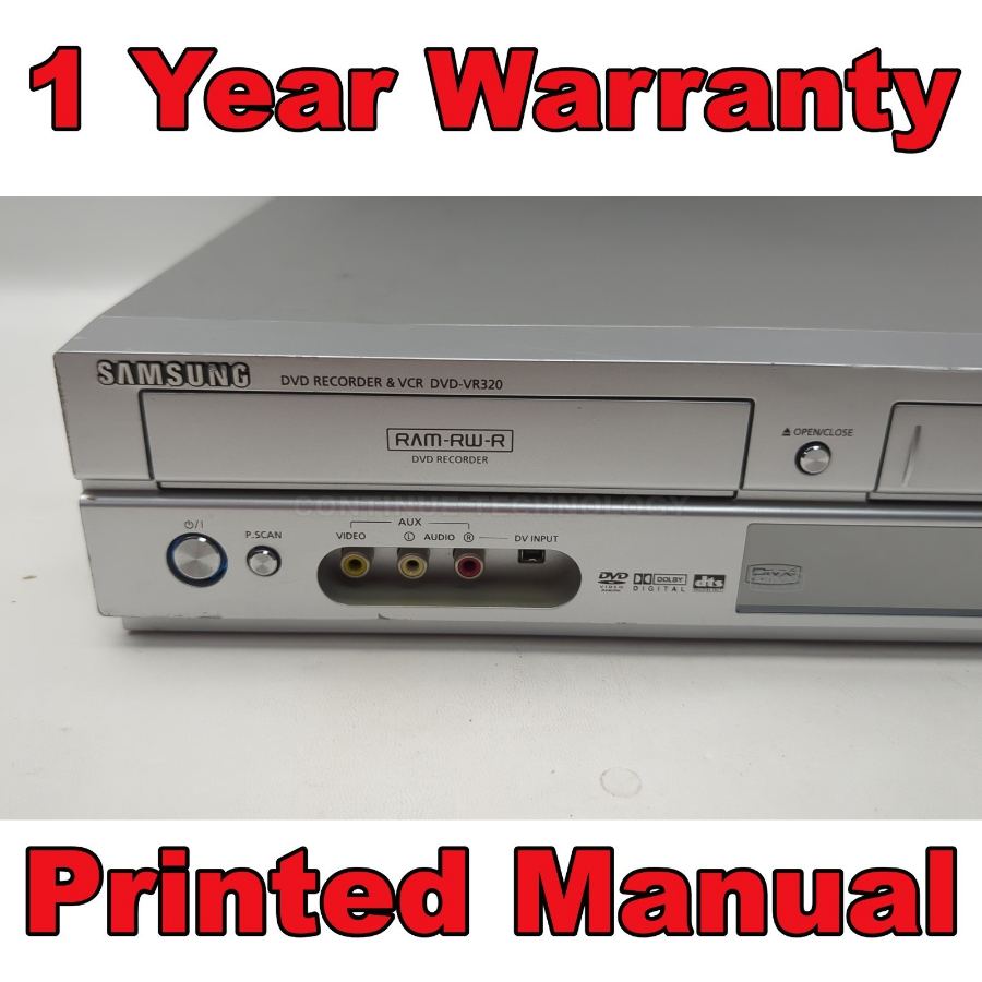 Samsung DVD‑VR320 DVD Recorder VCR Combo copy VHS to DVD Dubbing Fully Working – image 3