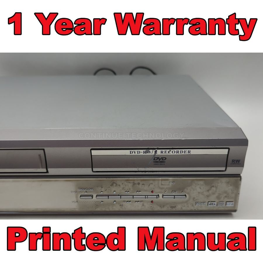 Representative photograph of the same model: SHARP DV-RW250H VCR VHS to DVD Recorder Tapes Converter EXT SKY REC 1yr WARRANTY – image 4