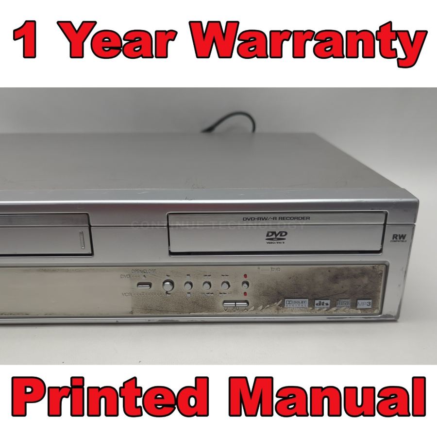 Representative photograph of the same model: SHARP DV-RW260H VCR VHS to DVD Recorder Tapes Converter,EXT SKY REC 1YR WARRANTY – image 4