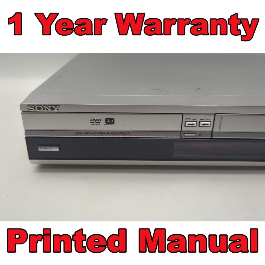 Representative photograph of the same model: Sony RDR-VX410 GI Video Cassette VHS DVD Recorder Combo Silver Copy VHS to DVD – image 3