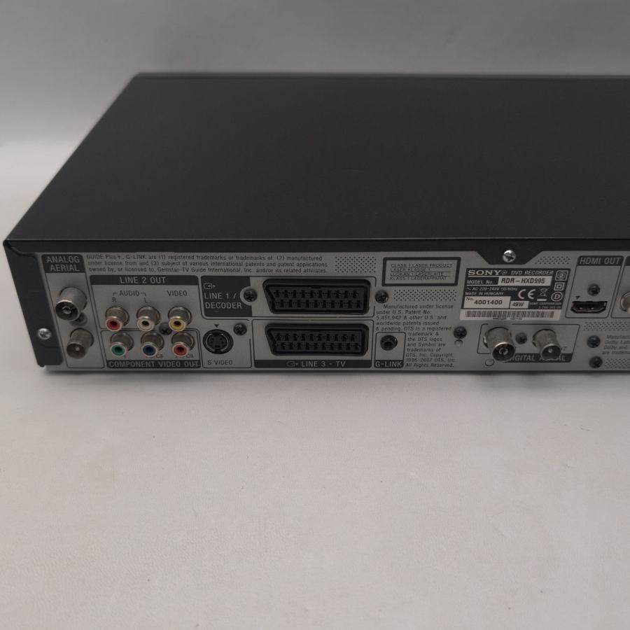 Representative photograph of the same model: Sony RDR-HXD995 250GB HDD Recorder DVD Player Freeview Remote Region Free – image 7