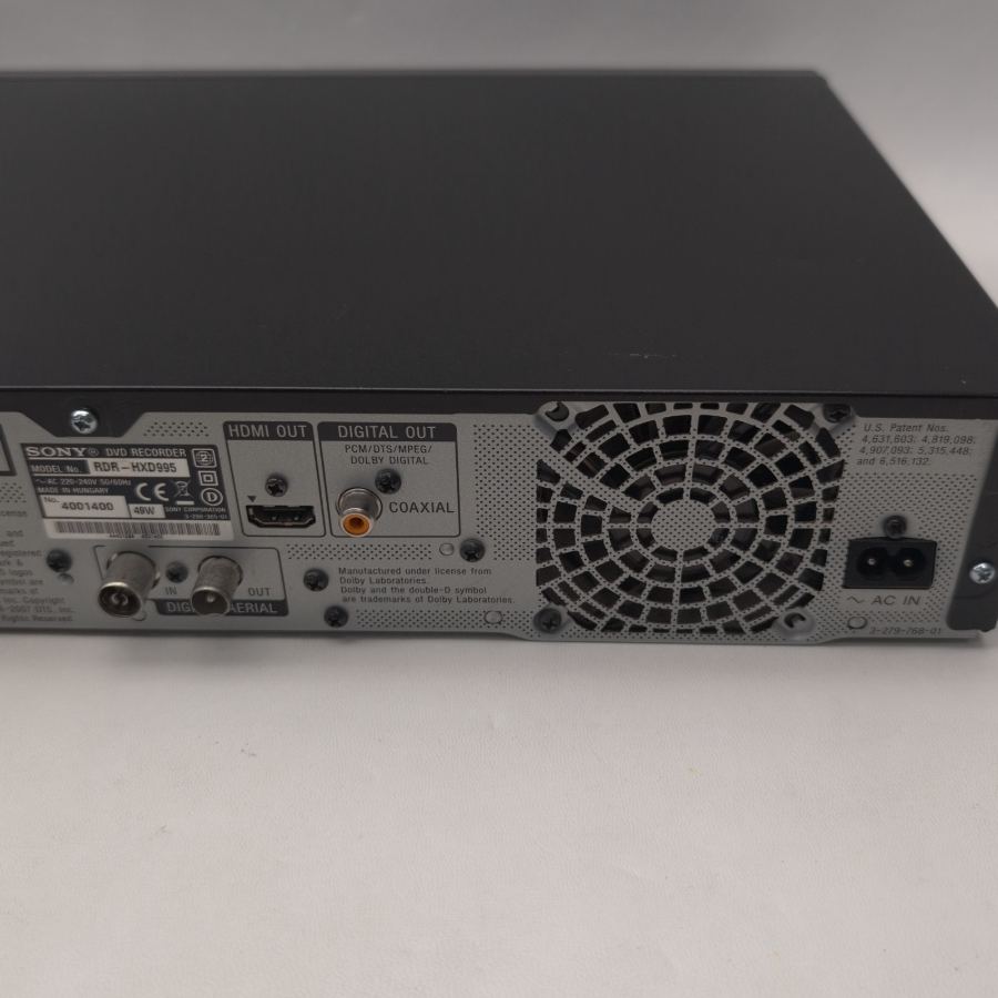 Representative photograph of the same model: Sony RDR-HXD995 250GB HDD Recorder DVD Player Freeview Remote Region Free – image 8