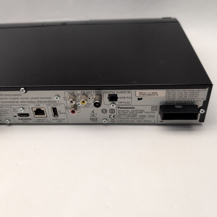 unit only Panasonic SA-BTT350 Blu Ray & DVD Disc Home Theatre Receiver Only – image 8