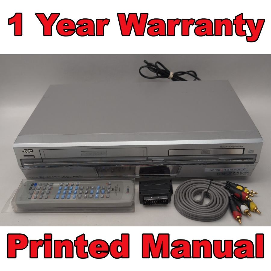JVC HR-XV30EK DVD Super Vhs SVHS Combi Combo Player Good Working Remote
