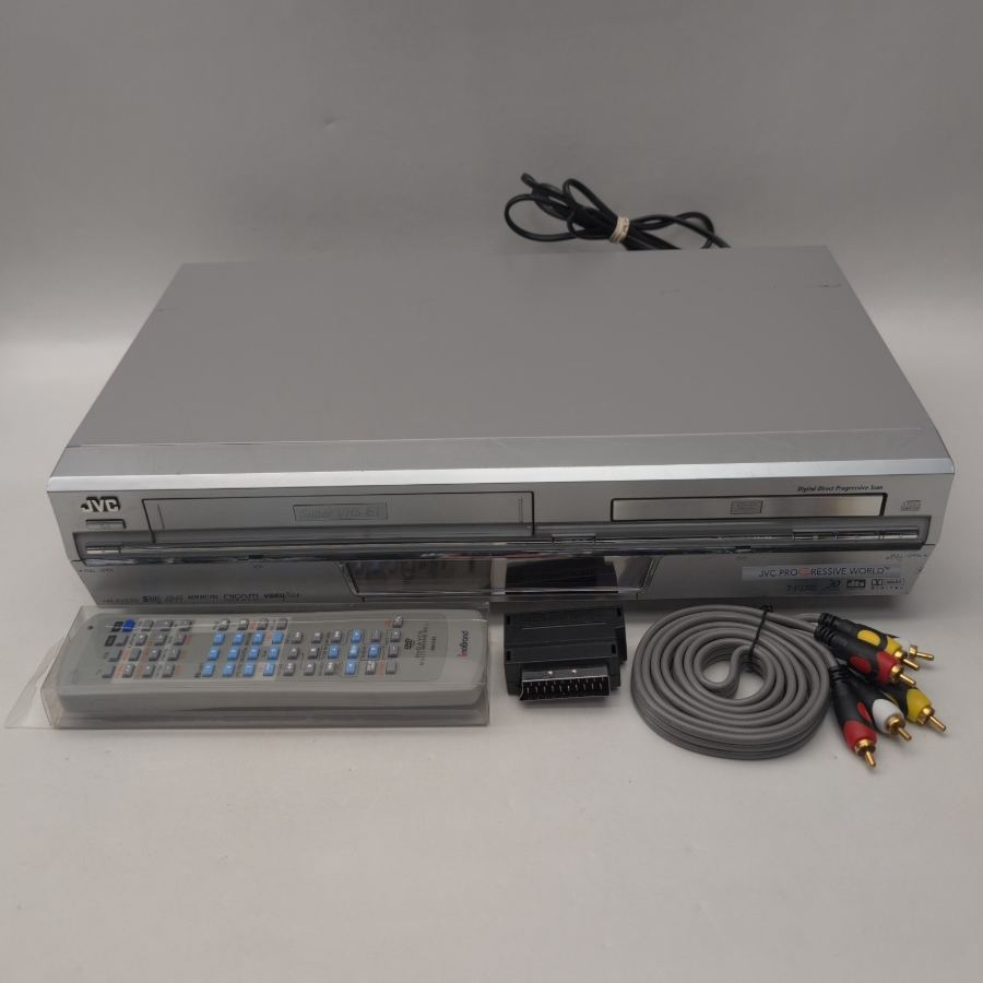 JVC HR-XV30EK DVD Super Vhs SVHS Combi Combo Player Good Working Remote – image 2