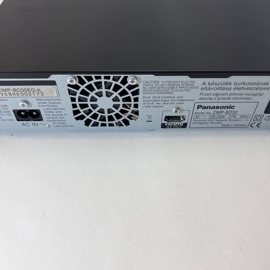 Panasonic DMP-BD30 Blu-Ray DVD 5.1 decoder Disc Player HDMI Remote Working – image 10