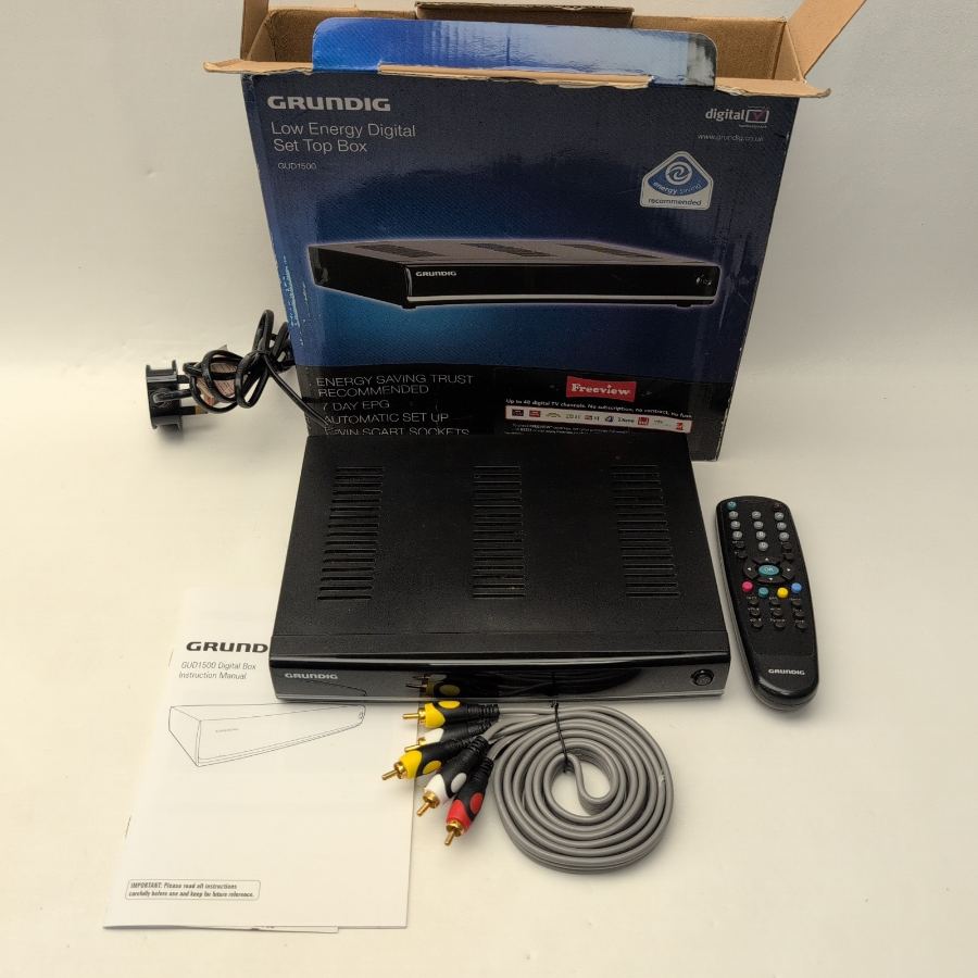 Grundig GUD1500 Digital TV Receiver with Remote control ( works) – image 2