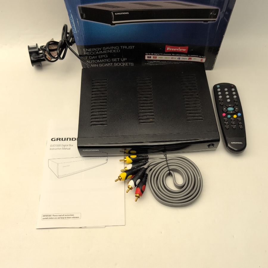 Grundig GUD1500 Digital TV Receiver with Remote control ( works) – image 3
