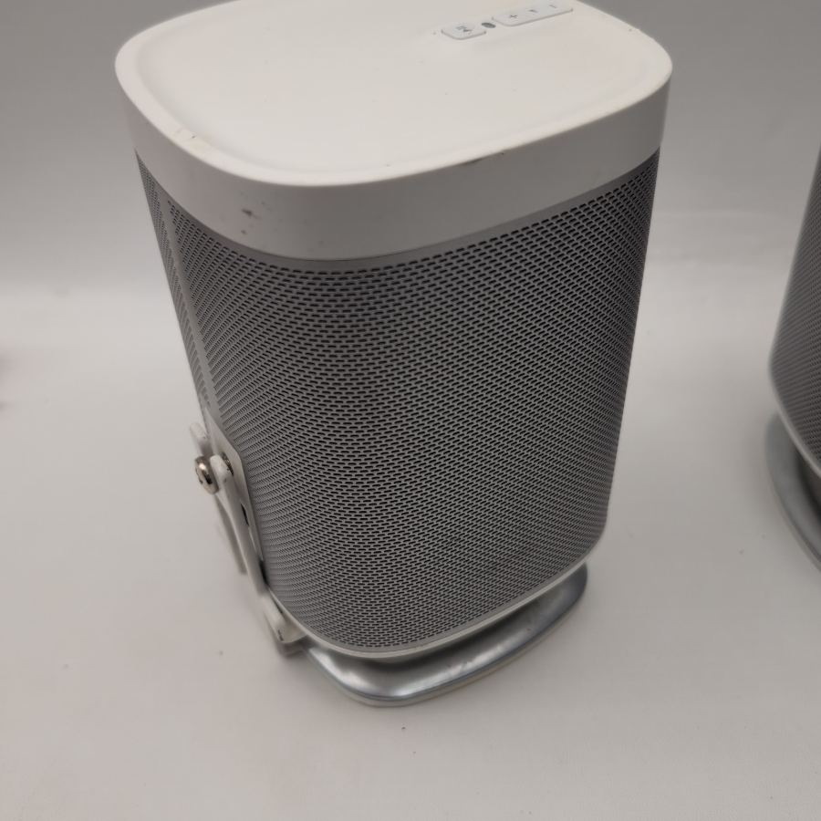 2 x Sonos Play:1 Compact Wireless Smart Speaker White Play.1 with metal stand – image 6