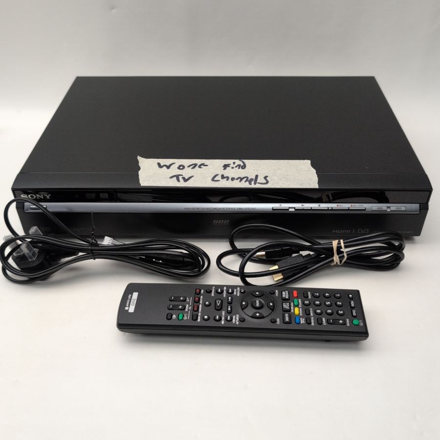 NO FREEVIEW Sony RDR-HXD870 160GB HDD DVD Recorder + Remote & HDMI FAULTY
