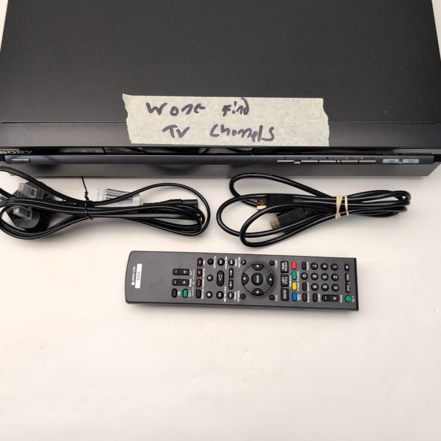 NO FREEVIEW Sony RDR-HXD870 160GB HDD DVD Recorder + Remote & HDMI FAULTY – image 4