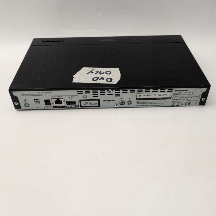 FAULTY Panasonic DP-UB150EB-K UB150 4K Blu-ray DVD player ONLY PLAYS DVDS – image 5