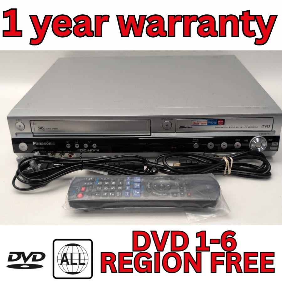 Panasonic DMR-EZ45V HDMI Copy VHS to DVD VCR Combo Recorder Warranty