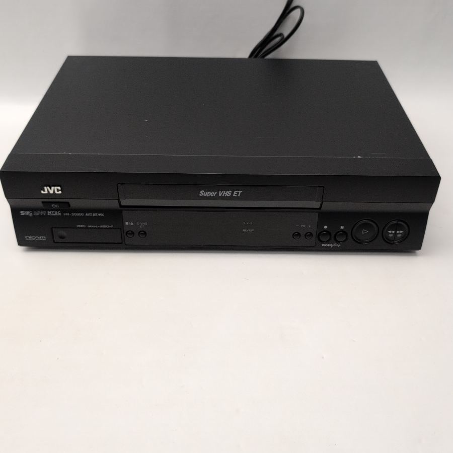 JVC HR-S5956EK S-VHS ET VCR VHS Player NTSC & PAL, Long Play Remote – image 4