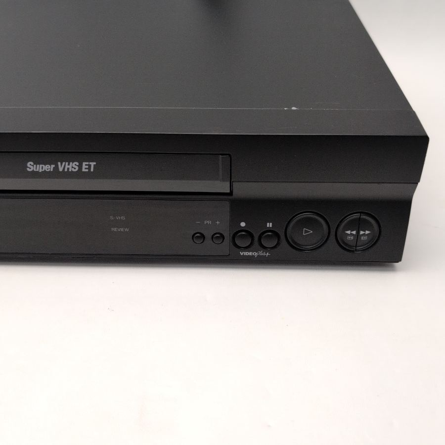 JVC HR-S5956EK S-VHS ET VCR VHS Player NTSC & PAL, Long Play Remote – image 5