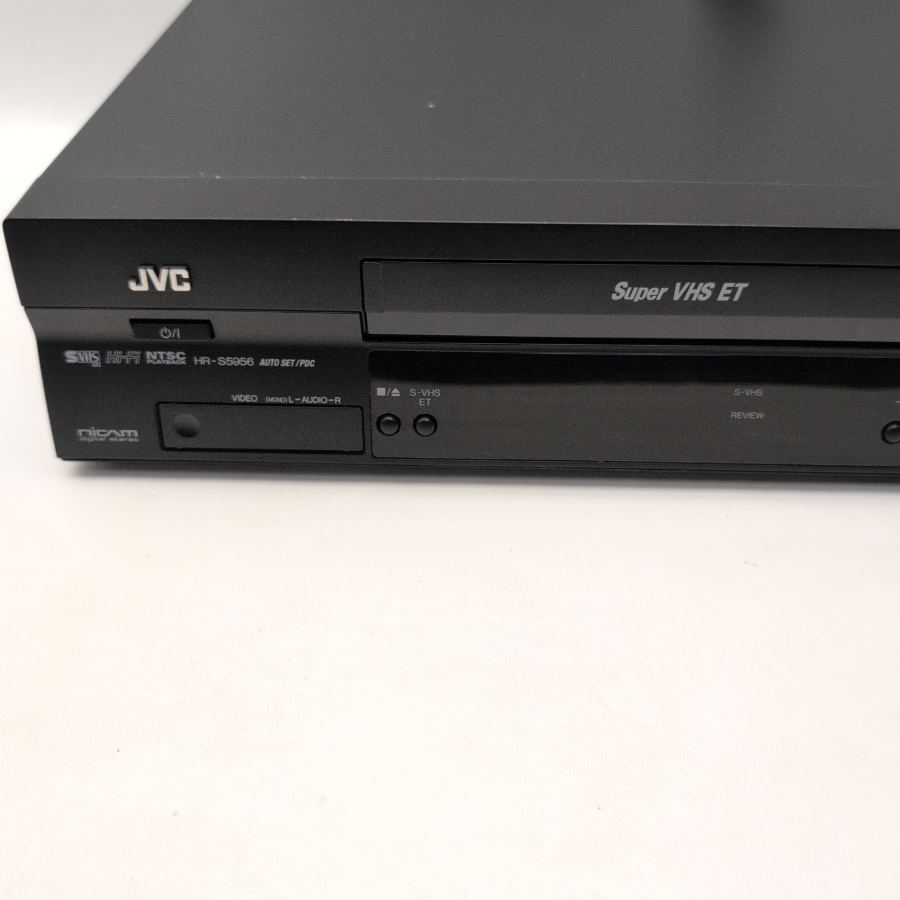 JVC HR-S5956EK S-VHS ET VCR VHS Player NTSC & PAL, Long Play Remote – image 10