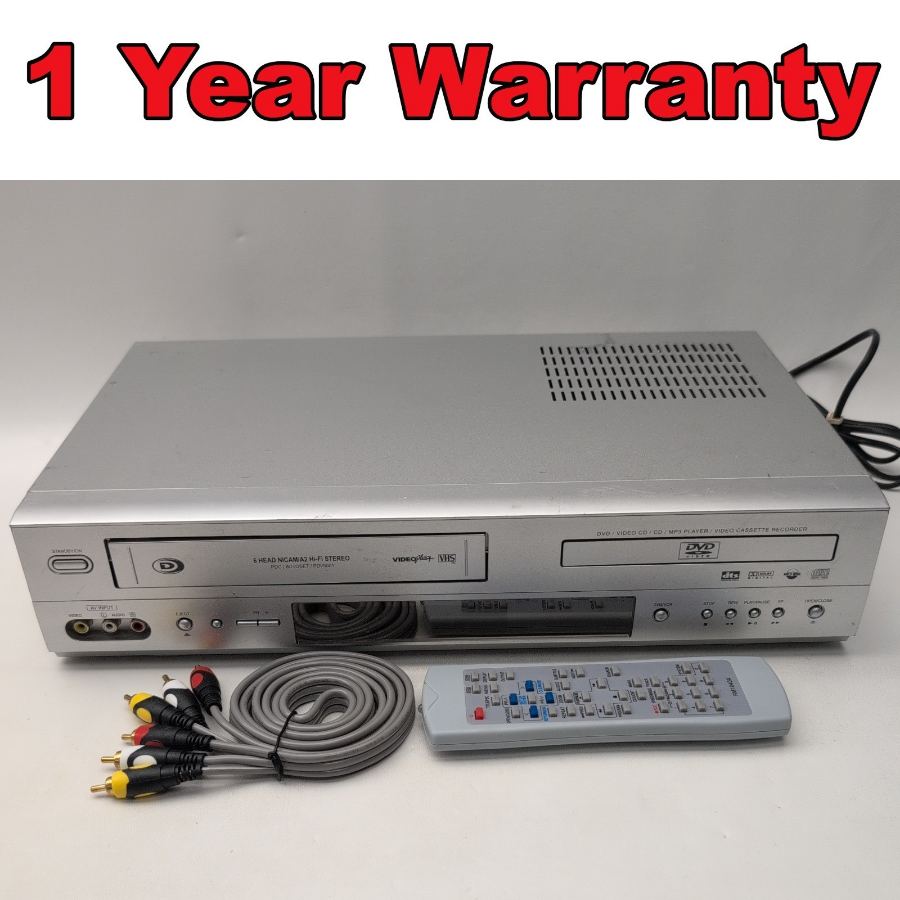 Durabrand PDV5001 DVD Player & VHS VCR video Cassette Recorder Remote Warranty