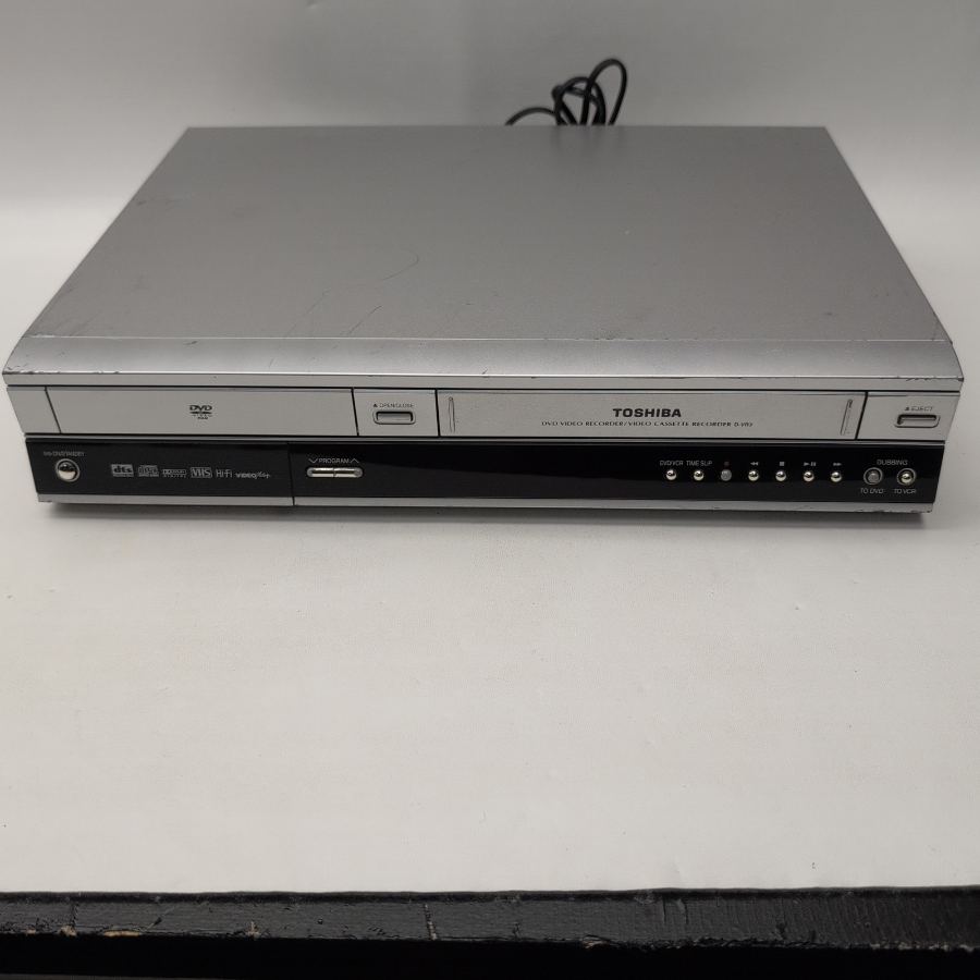 Toshiba D-VR3SB DVD Recorder & VHS VCR Combo Silver remote COPY VHS TO DVD – image 8