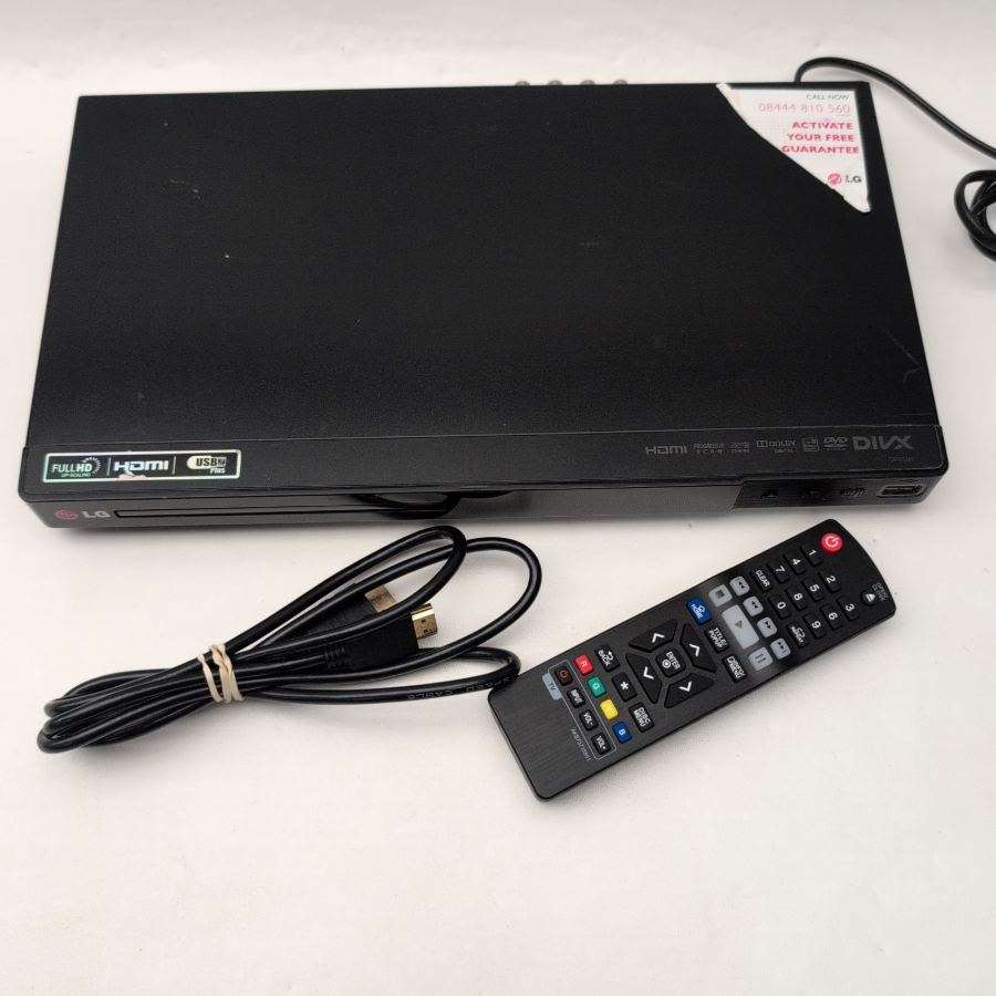 LG DVD Player HDMI USB DivX Full HD Upscaling DP432H Remote Included – image 2