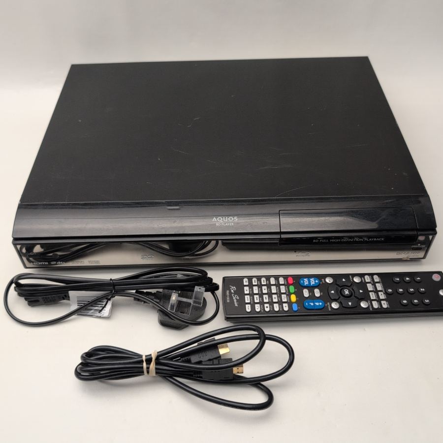 Sharp HDMI DVD Disc Player DVD only HD remote cables