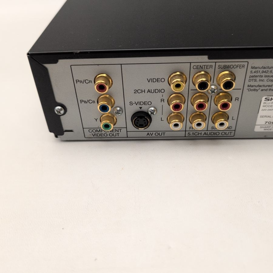 Sharp HDMI DVD Disc Player DVD only HD remote cables – image 6