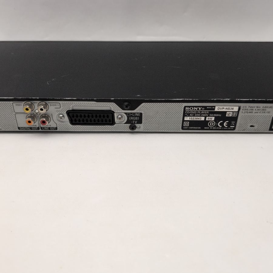 Sony DVP-NS36 CD/DVD Player Black Dolby DTS DivX Playback Remote control – image 3