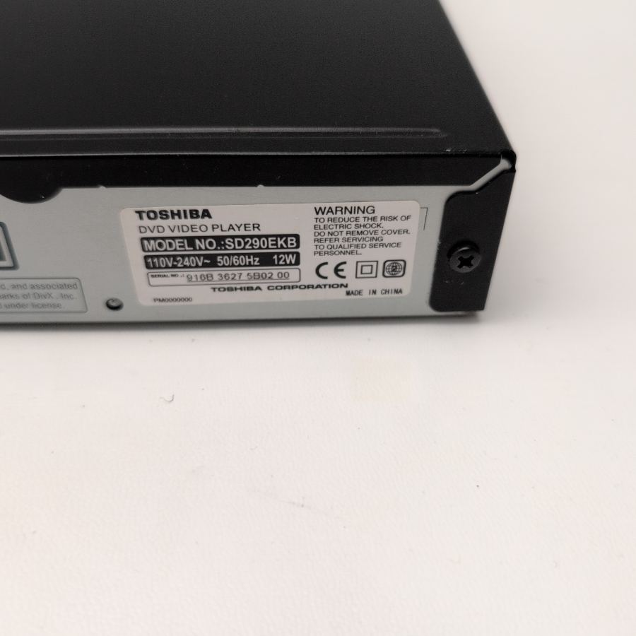 Toshiba SD290EKB DVD Player Tested Working With Power Cable Remote PAT Tested – image 6